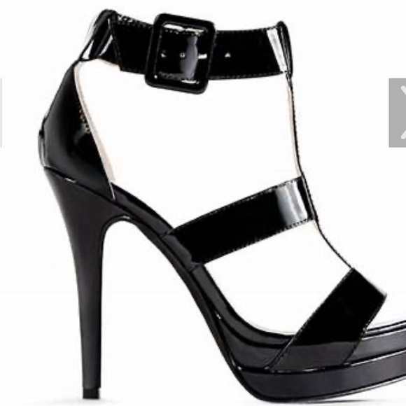 JustFab Jacinta platform heels in Black - Picture 2 of 11